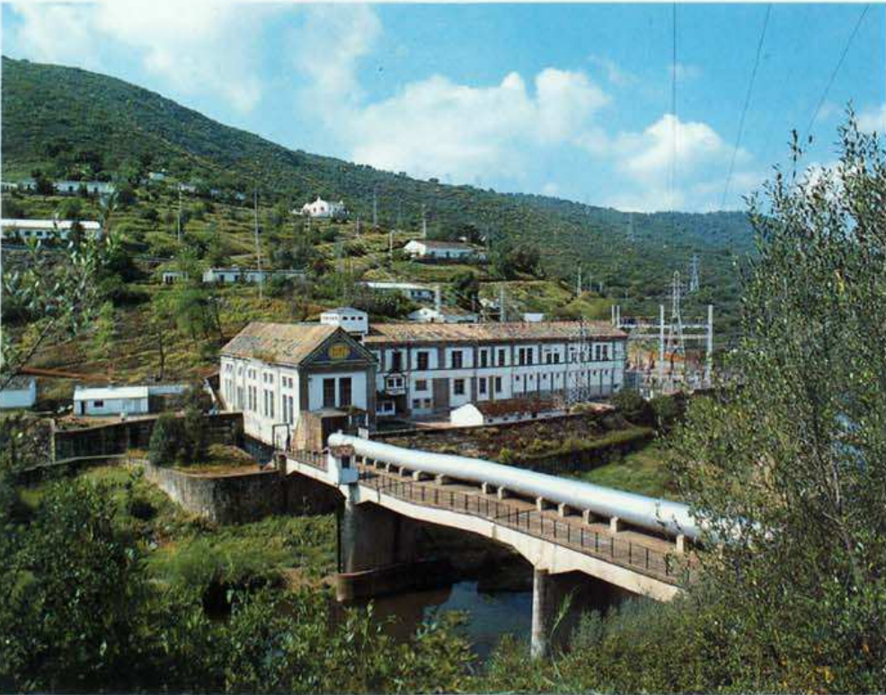 Vista de la central de Cala (Fuente: Revista Sevillana)